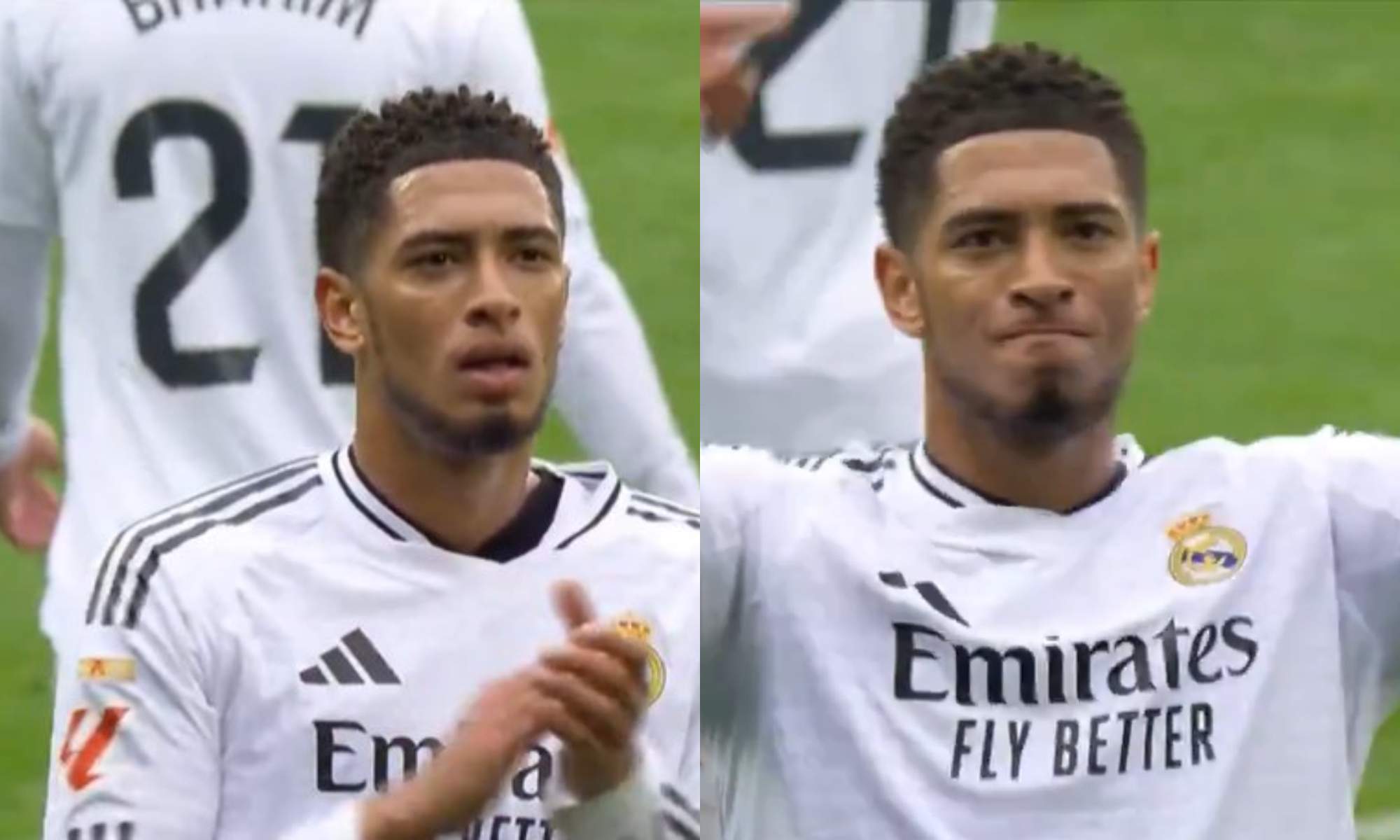 Jude Bellingham ya piensa en la remontada: el jugador inglés lo demuestra con sus gestos