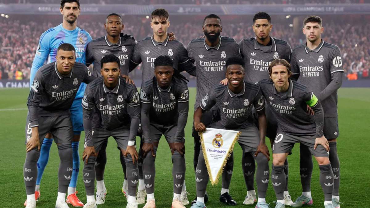 Once del Real Madrid en el Emirates Stadium Once del Real Madrid en el Emirates Stadium