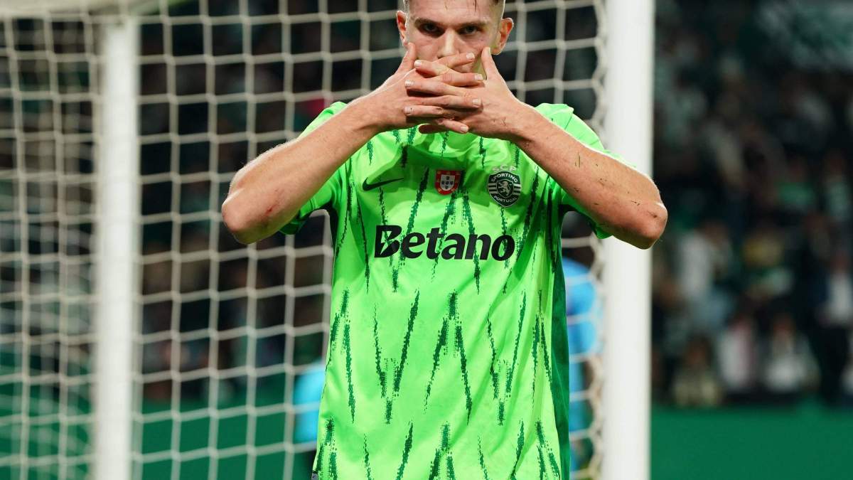 Gyökeres durante un partido con el Sporting de Portugal Gyökeres durante un partido con el Sporting de Portugal