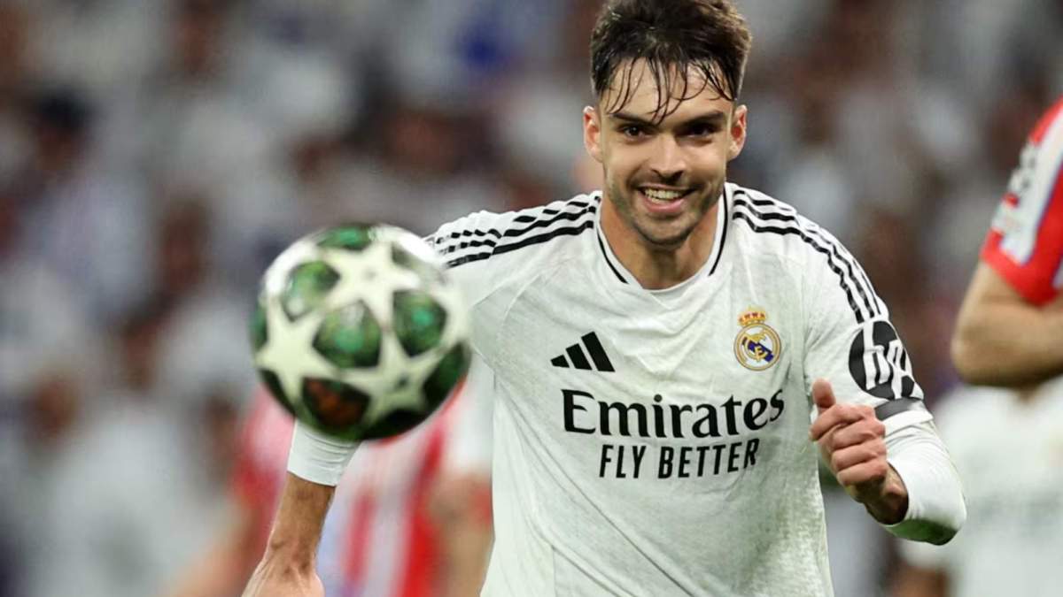 Raúl Asencio, en un partido de Champions con el Real Madrid. Raúl Asencio, en un partido de Champions con el Real Madrid.