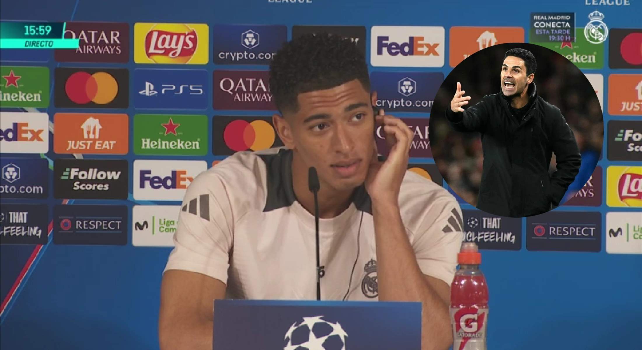 Bellingham avisa a Arteta sobre la remontada