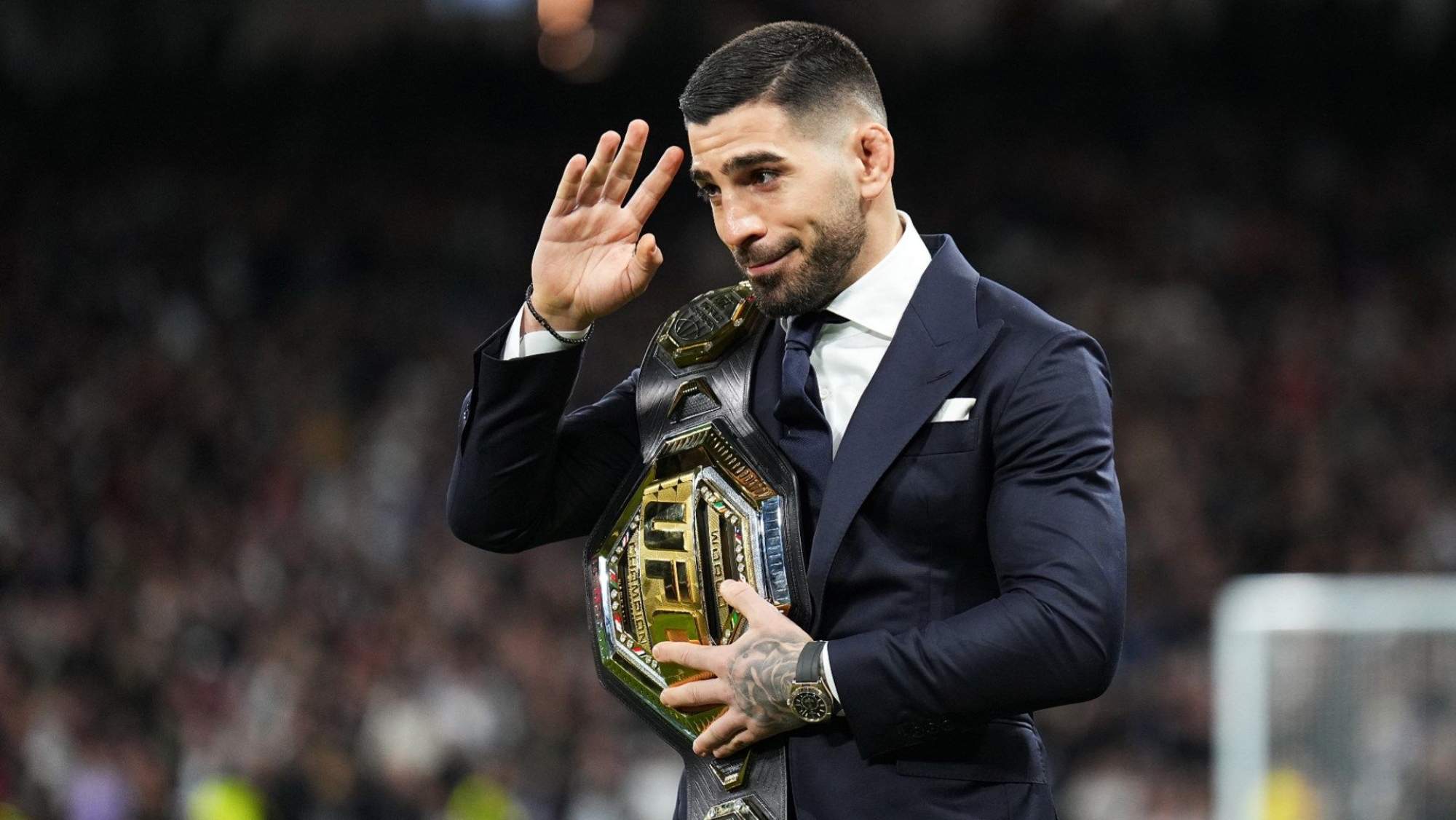 Ilia Topuria habla de su rival deseado para pelear en el Santiago Bernabéu.