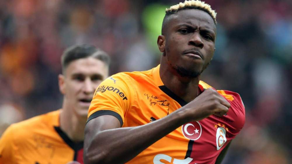 Victor Osimhen, celebrando un gol con el Galatasaray. Victor Osimhen, celebrando un gol con el Galatasaray.