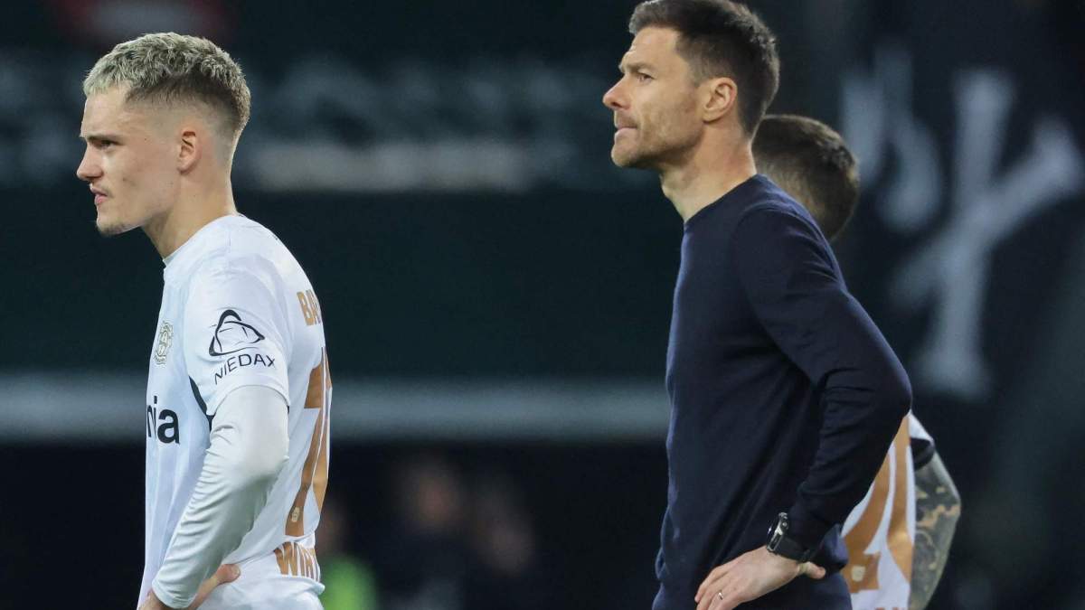 Xabi Alonso, en el partido que el Leverkusen empató el domingo contra el San Pauli. Xabi Alonso, en el partido que el Leverkusen empató el domingo contra el San Pauli.