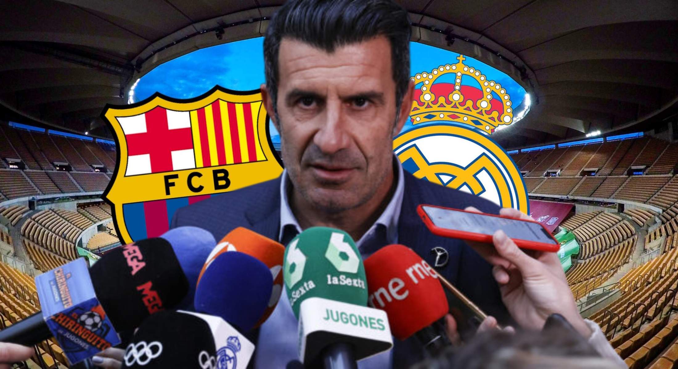 Figo y su comentario del Madrid - Barça de Copa