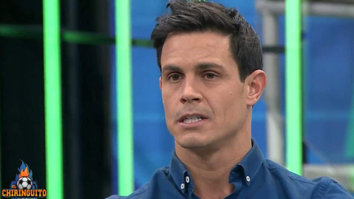 Edu Aguirre durante un programa de El Chiringuito.