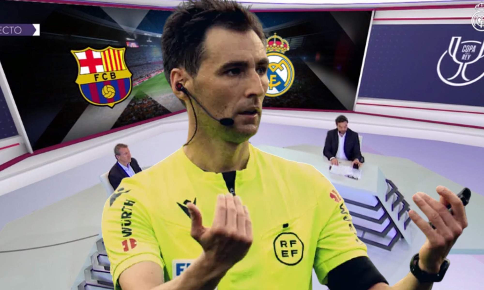 Real Madrid TV señala a De Burgos Bengoechea después de la final de Copa