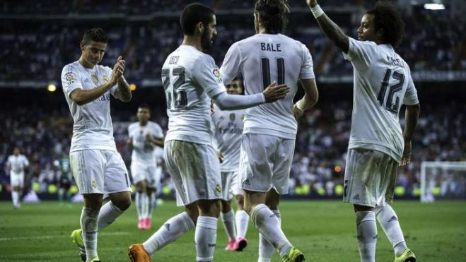 Bale, Isco y Marcelo