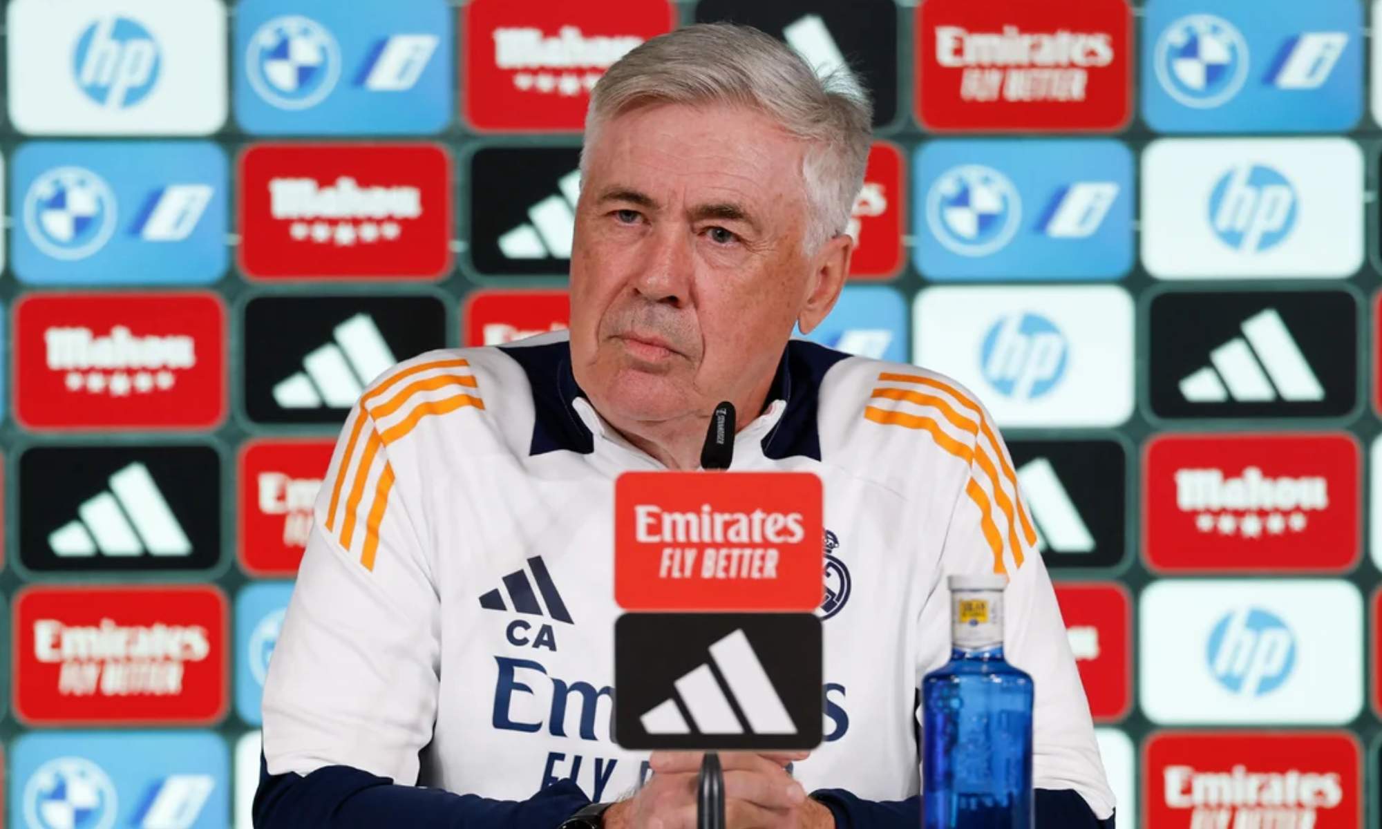 Carlo Ancelotti, en la rueda de prensa de esta mañana desde Valdebebas, se ha referido a su previsible salida del Real Madrid.