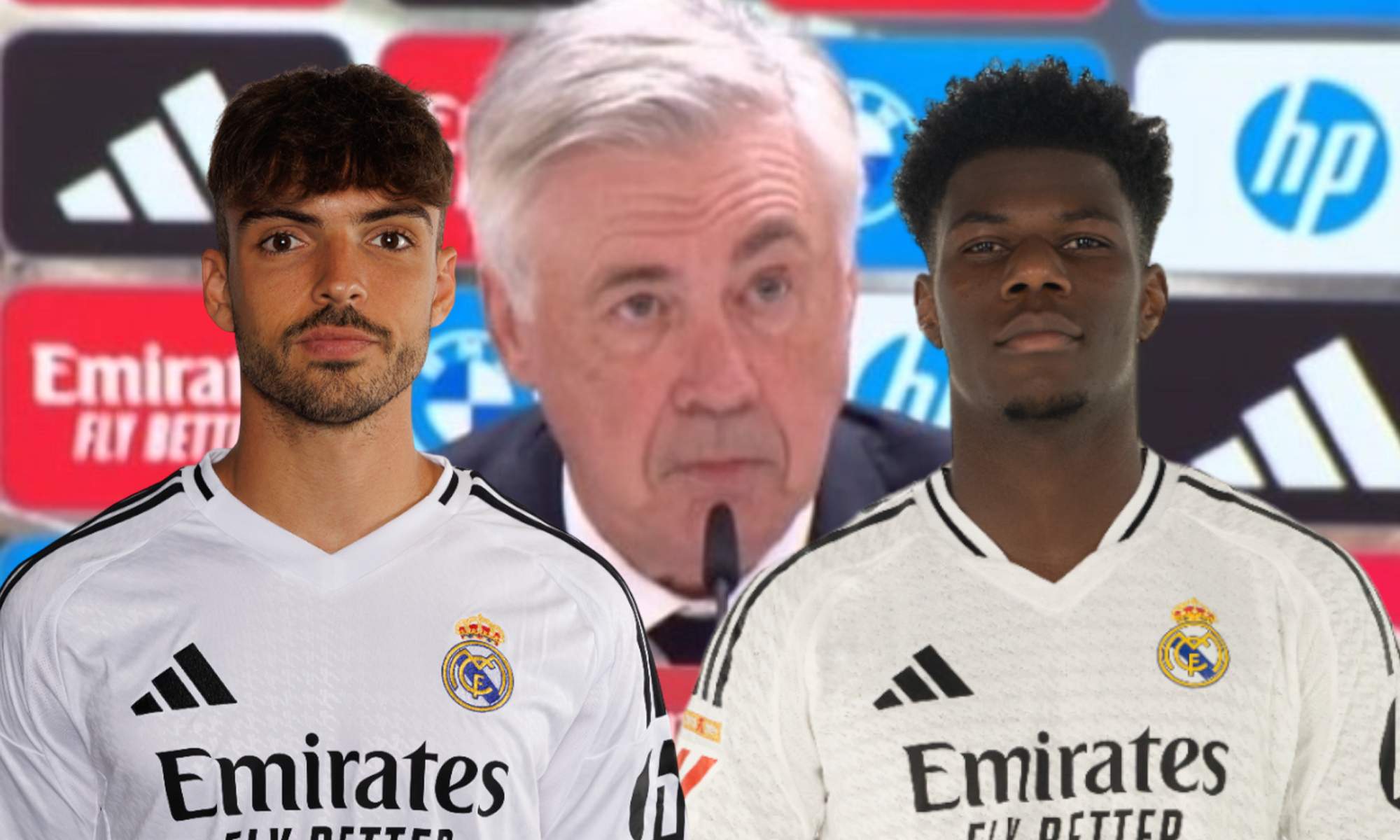 Ancelotti explicó el motivo por el que cambió a Raúl Asencio y no a Tchouaméni