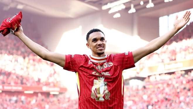 Trent Alexander-Arnold ha anunciado su salida del Liverpool después de que el equipo haya ganado la Premier League. Trent Alexander-Arnold ha anunciado su salida del Liverpool después de que el equipo haya ganado la Premier League.