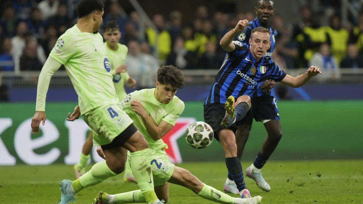 El Inter se impuso al Barça gracias al gol de Frattesi. El Inter se impuso al Barça gracias al gol de Frattesi.