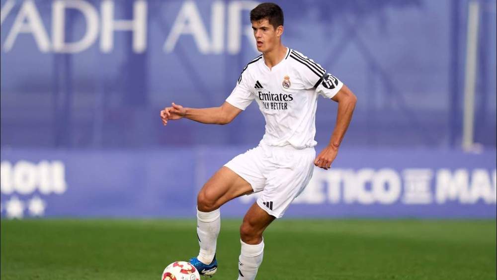 Chema Andrés con el Real Madrid.