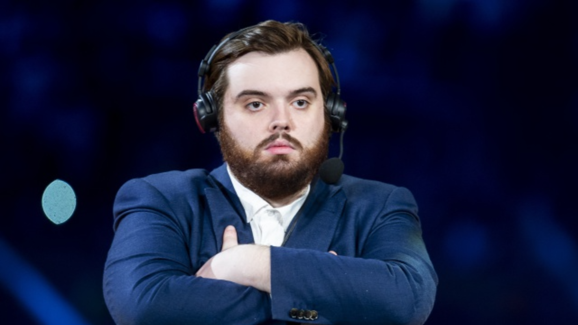 Ibai Llanos en una retransmisión cuando trabajaba como caster en la LVP