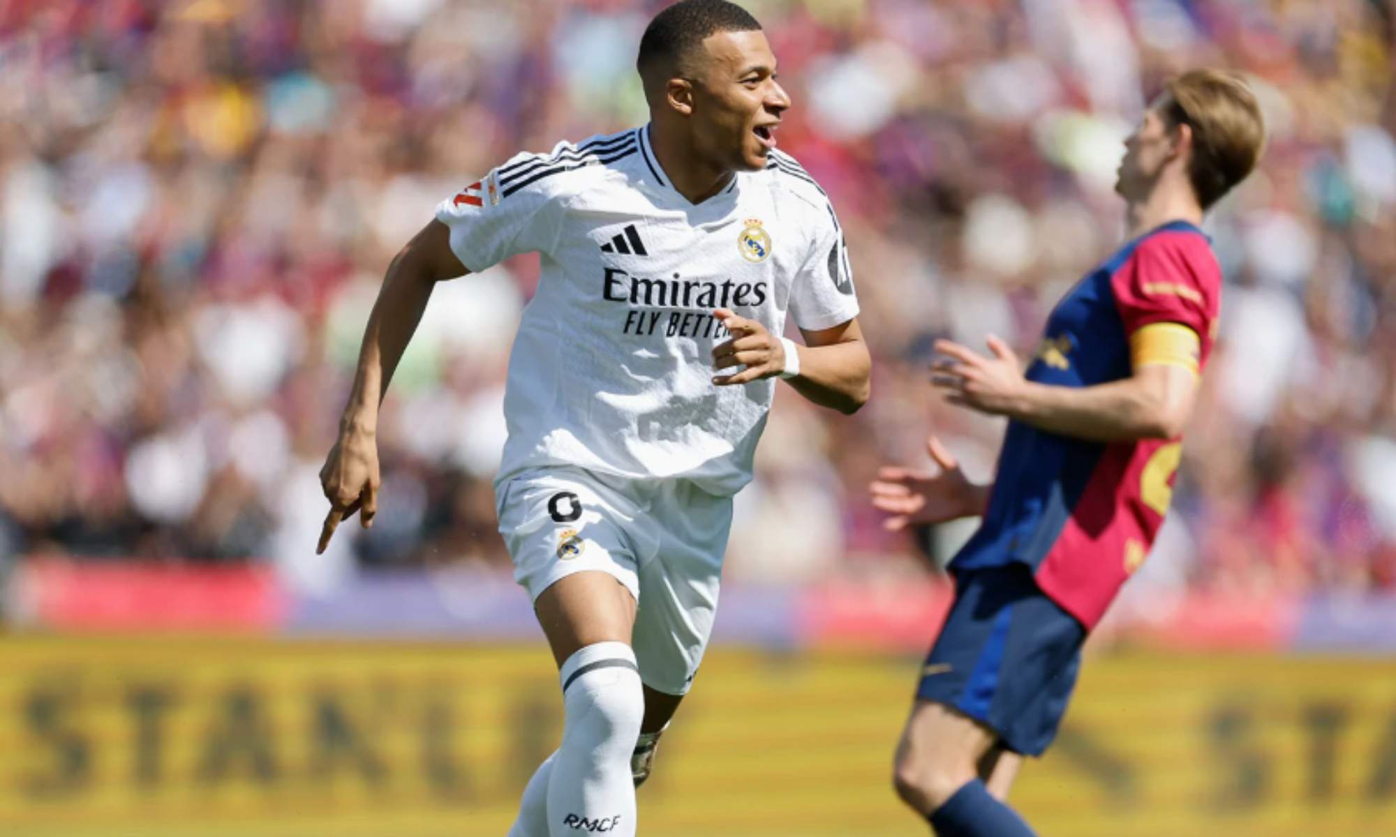 Mbappé fue lo poco salvable del Real Madrid en el Clásico