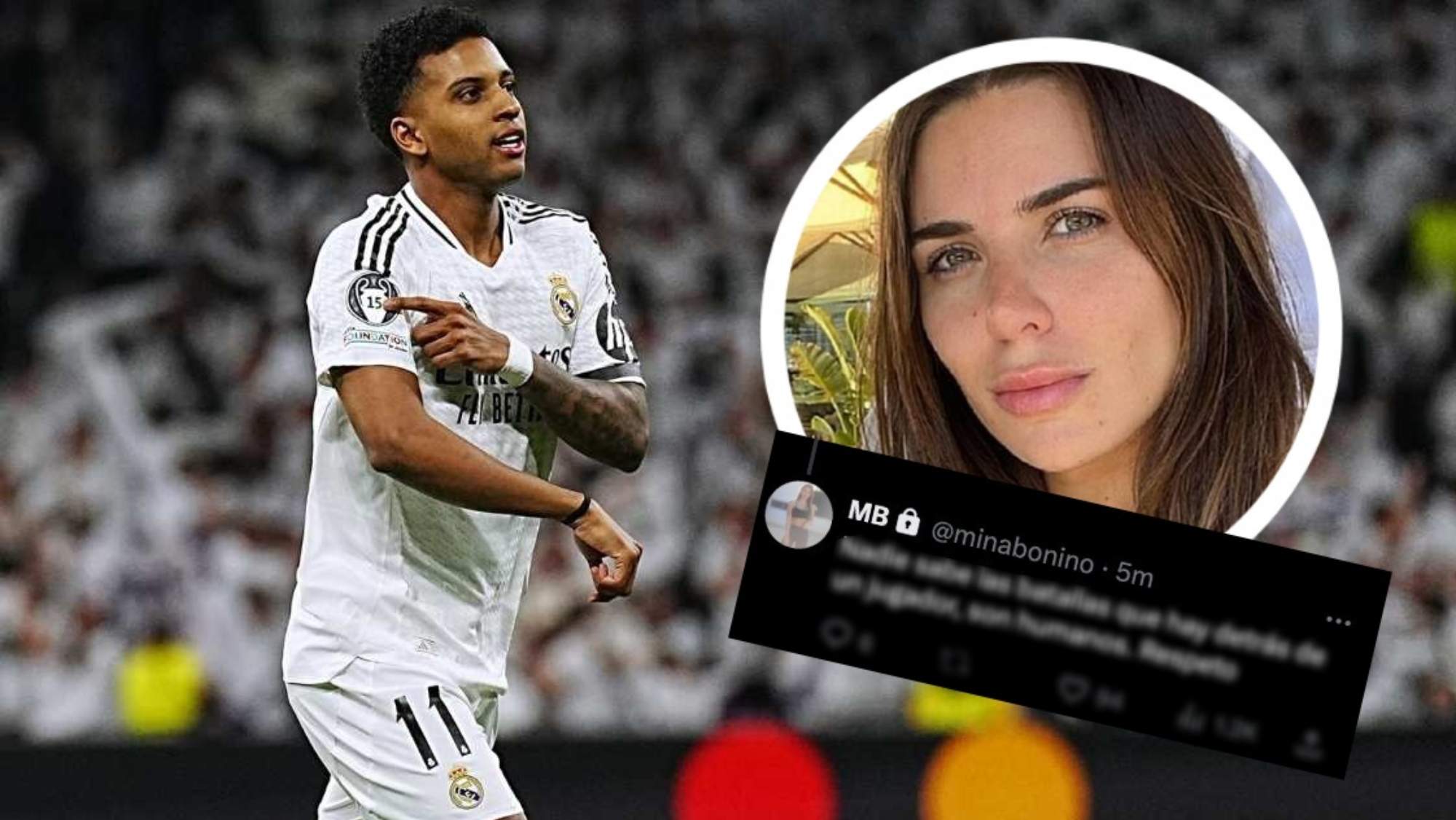 El mensaje de Mina Bonino sobre la situación de Rodrygo Goes en el Real Madrid.