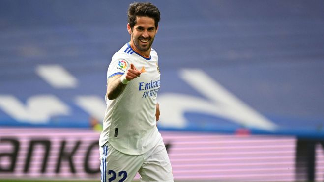 Isco celebrando un gol