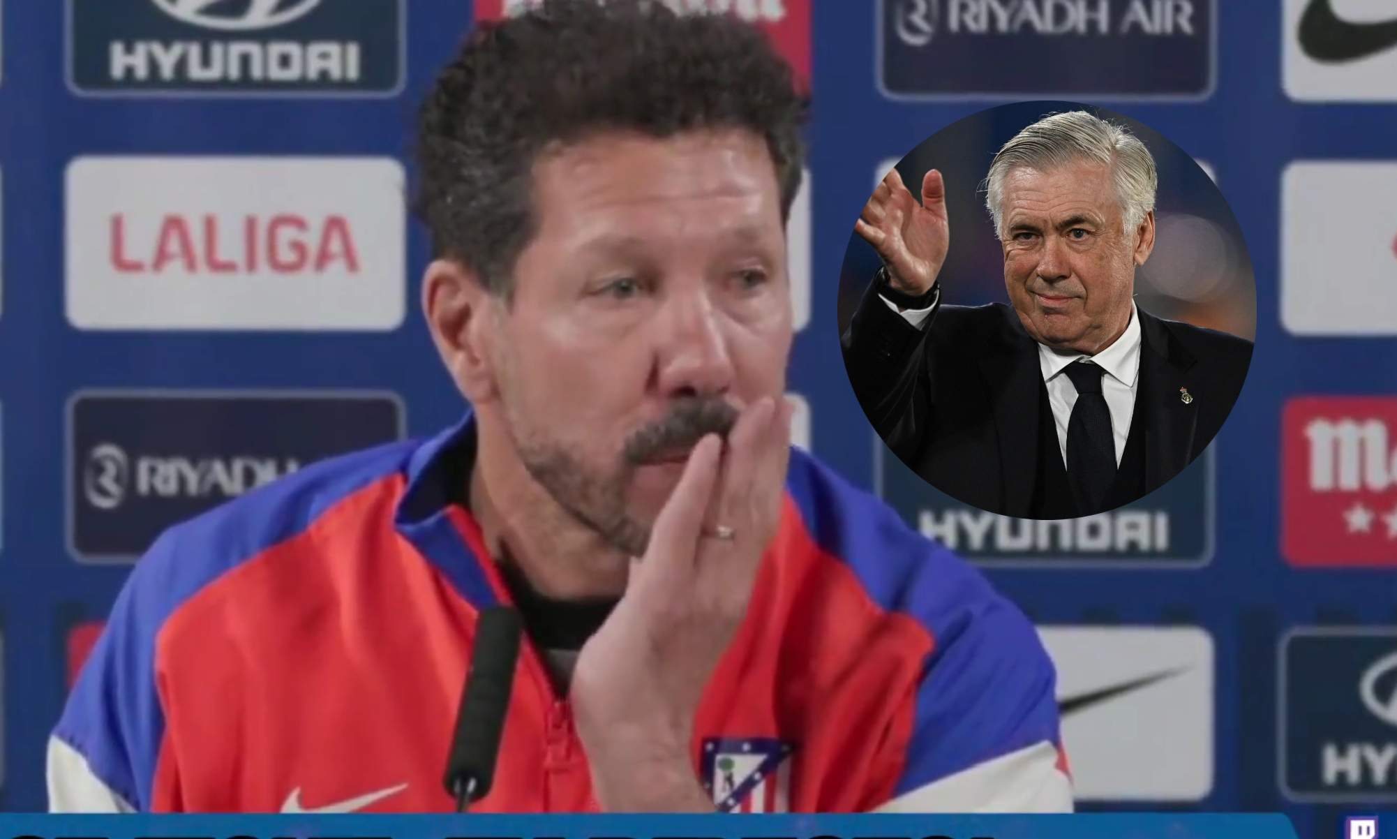 Simeone lanza un mensaje de despedida a Ancelotti