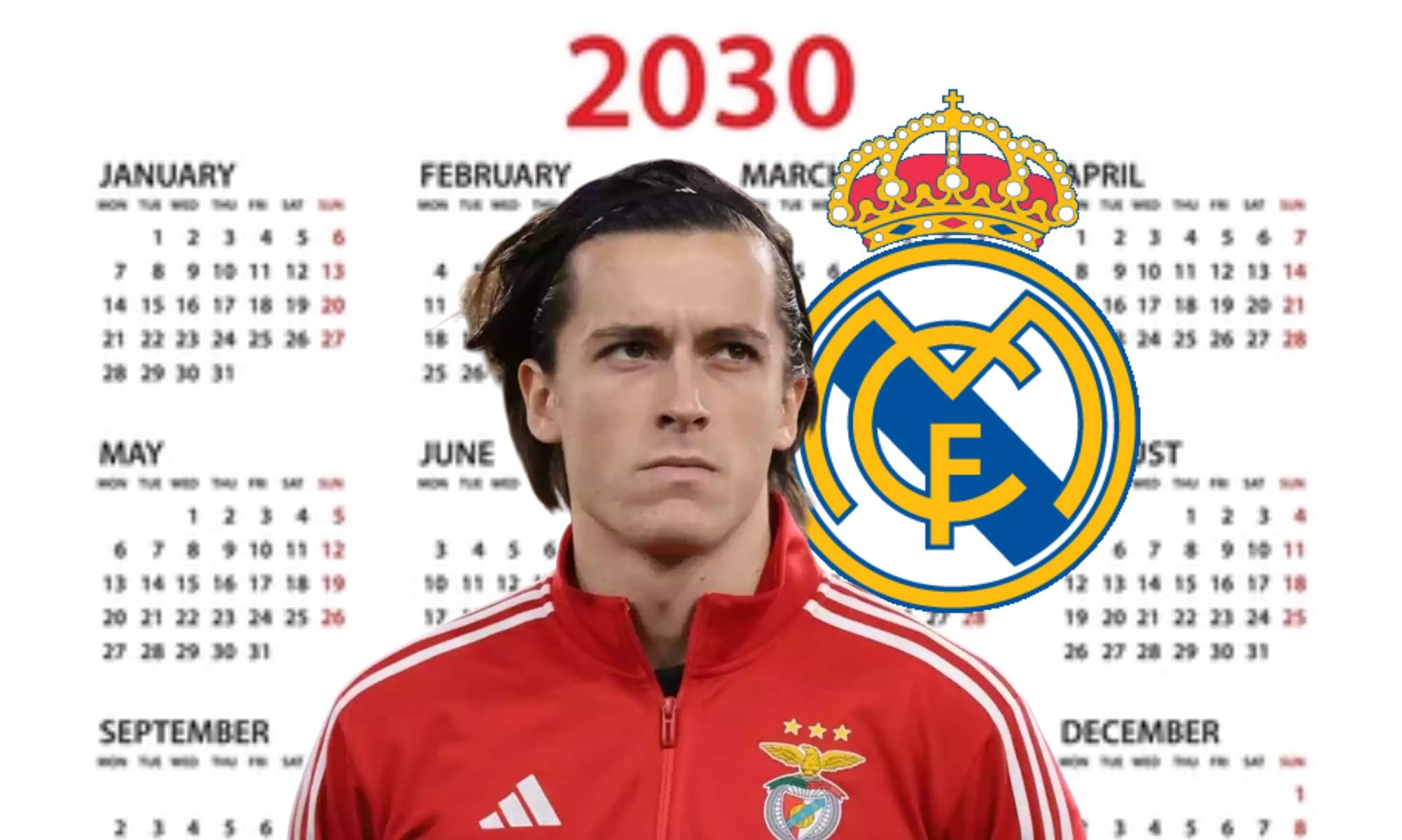 Álvaro Carreras firmará por el Real Madrid hasta 2030 Álvaro Carreras firmará por el Real Madrid hasta 2030