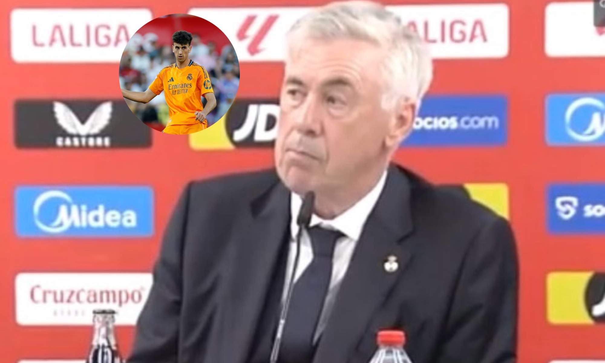Ancelotti ha valorado el partido de Jacobo Ramón ante el Sevilla