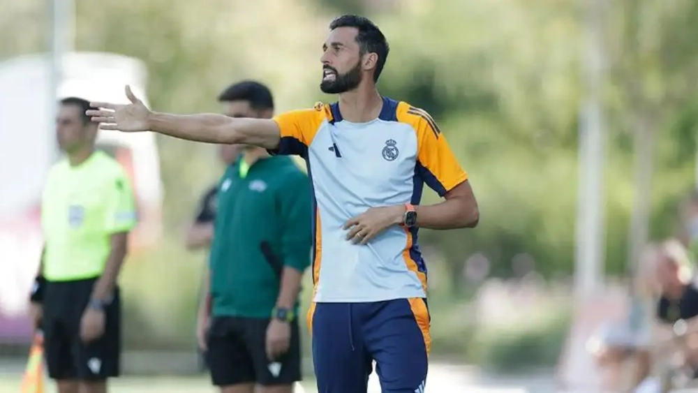 Álvaro Arbeloa durante un partido del Juvenil