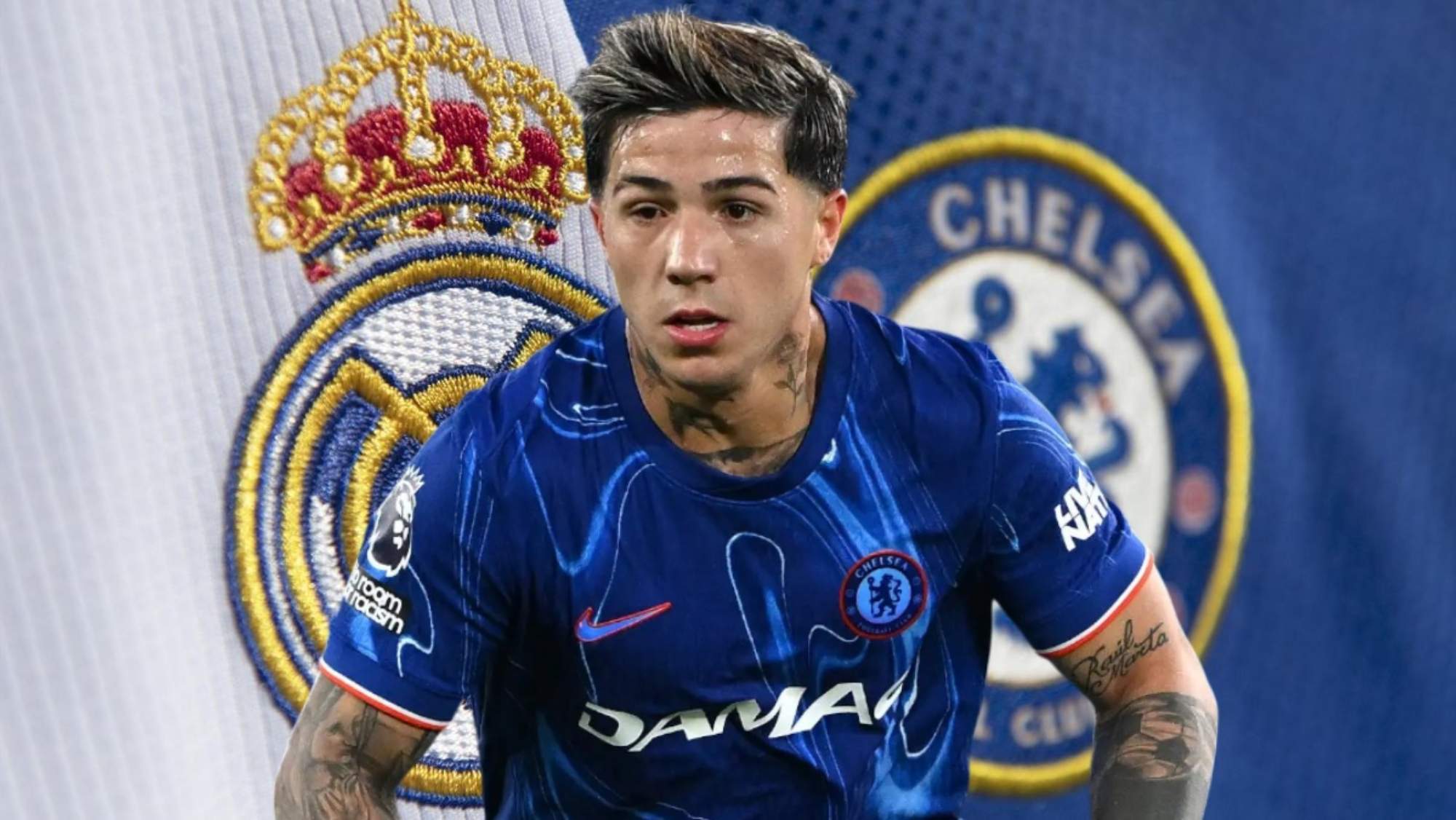 El Real Madrid seguiría planeando el fichaje de Enzo Fernández para el próximo curso. 