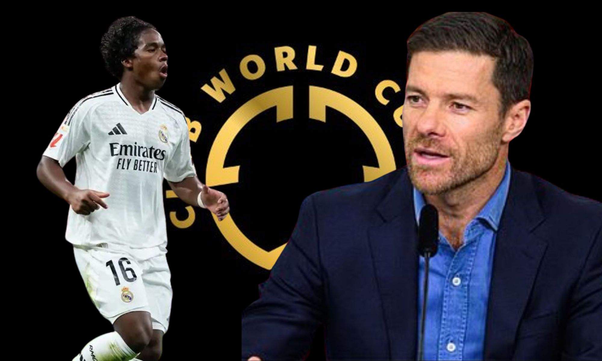 Endrick con Xabi Alonso sobre el Mundial de Clubes