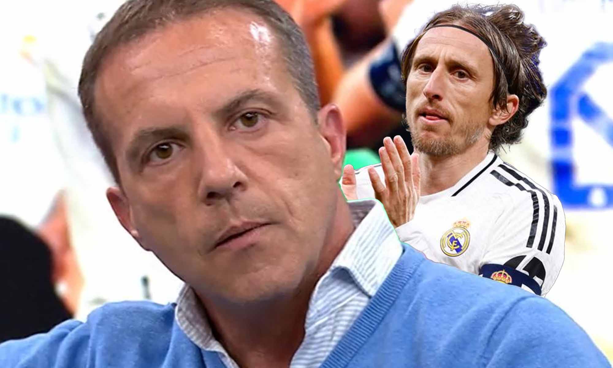 Cristóbal Soria con Modric