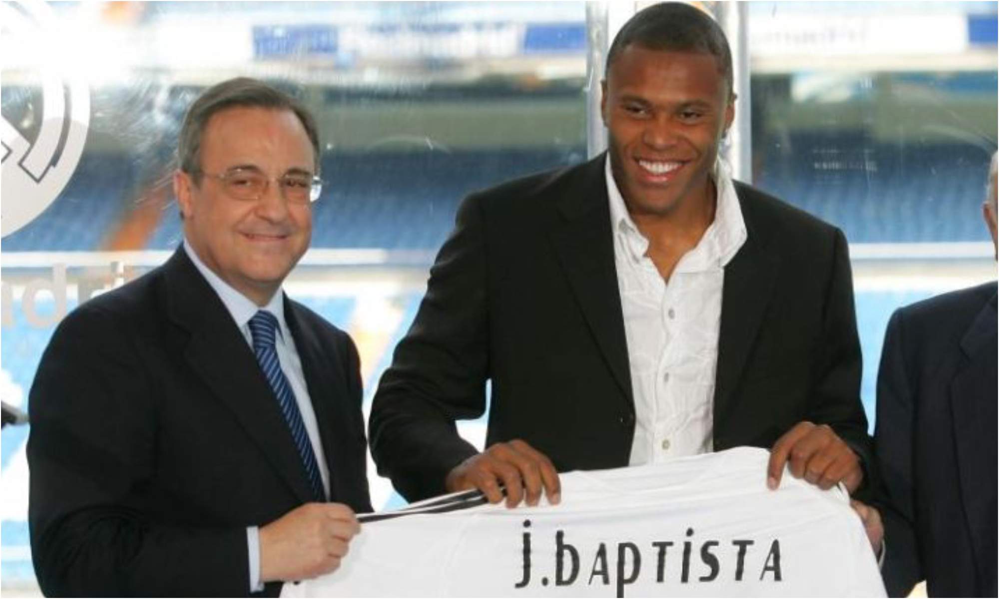 Florentino Pérez podría volver a contar con Julio Baptista en el Real Madrid. Florentino Pérez podría volver a contar con Julio Baptista en el Real Madrid.