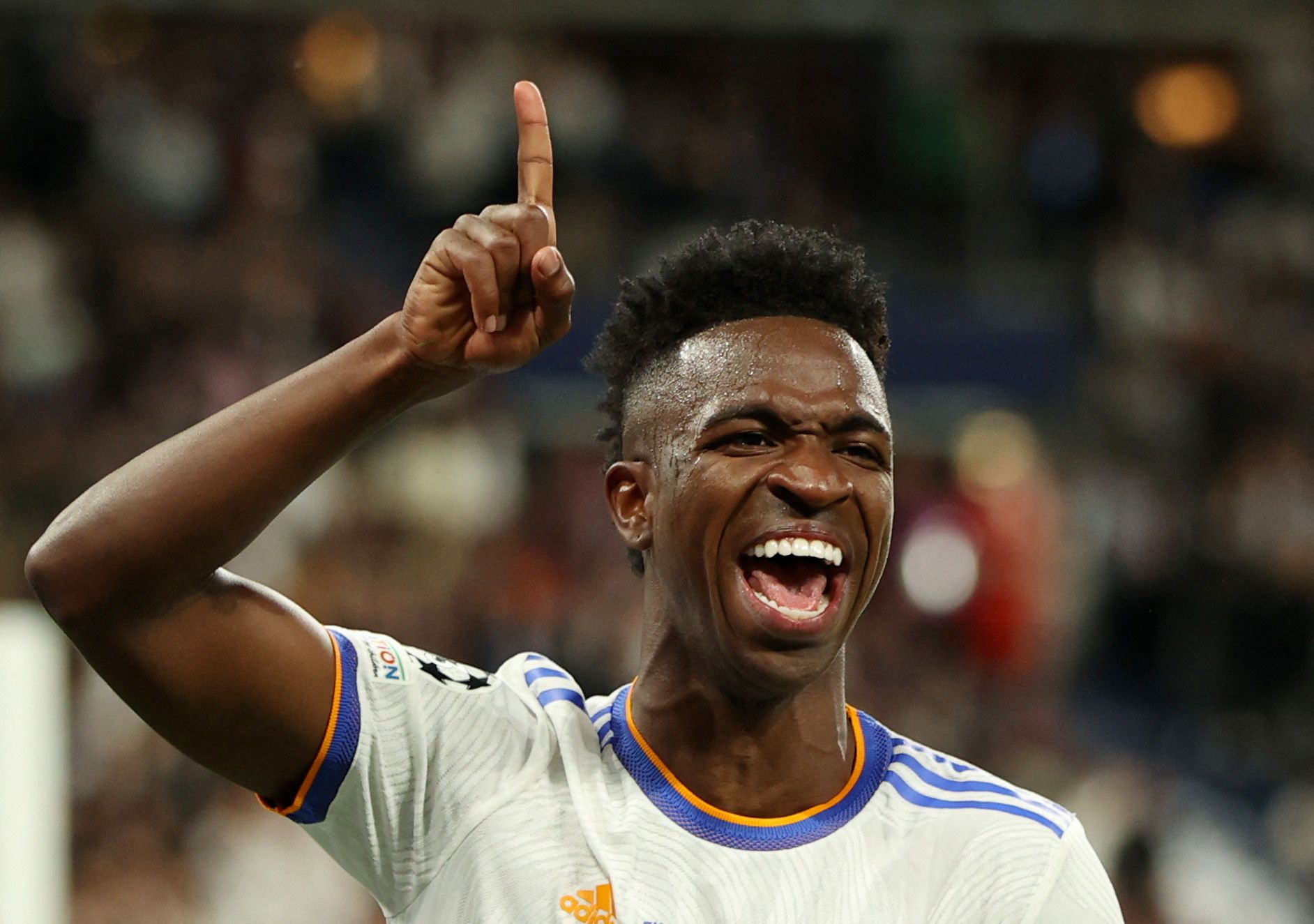 Vinicius Junior celebrando el gol