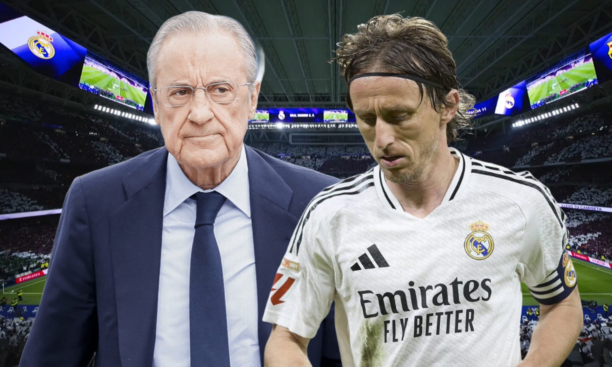 Luka Modric pidió a Florentino Pérez cambiar los planes para su salida del club blanco