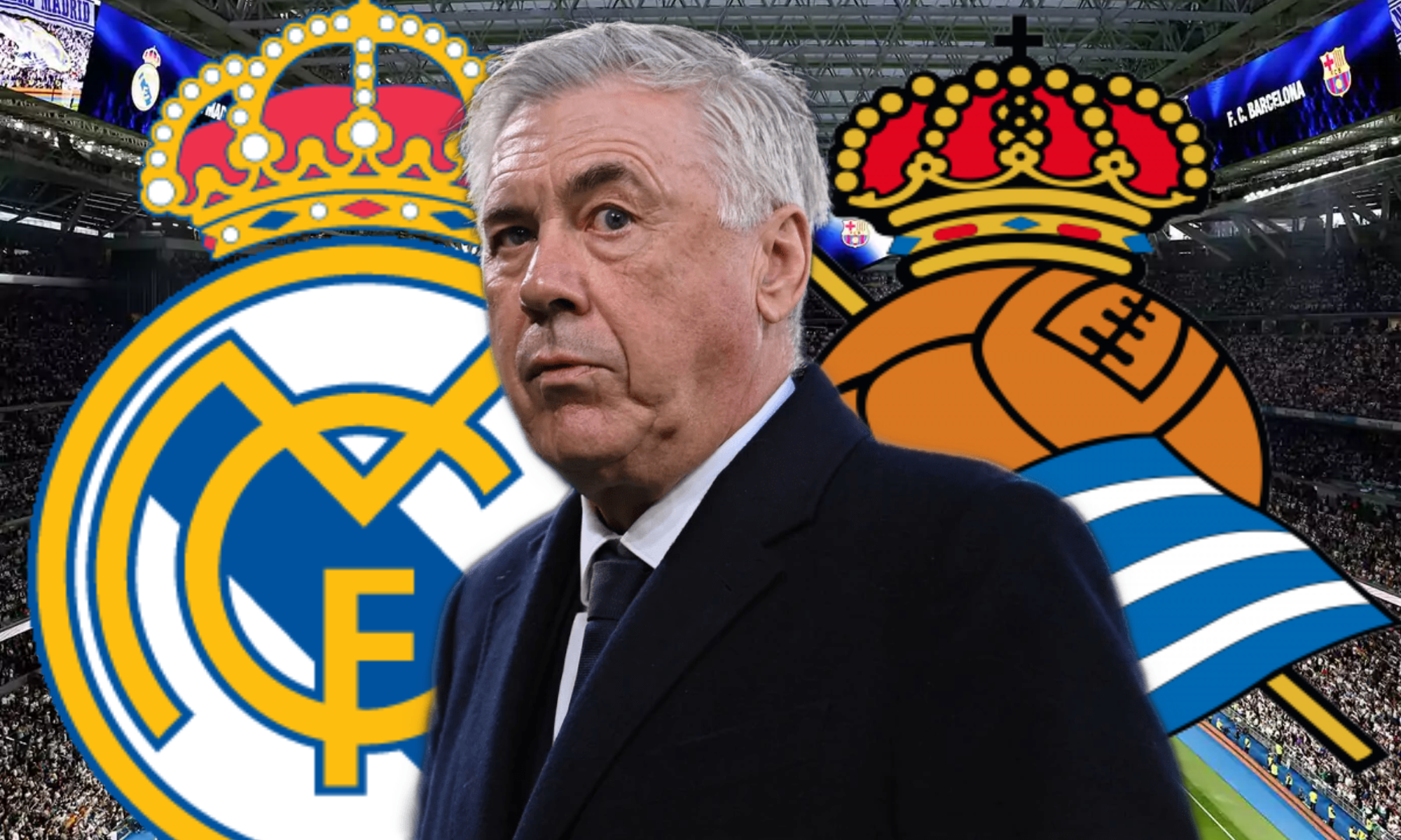 Carlo Ancelotti presenta su último once inicial con el Real Madrid