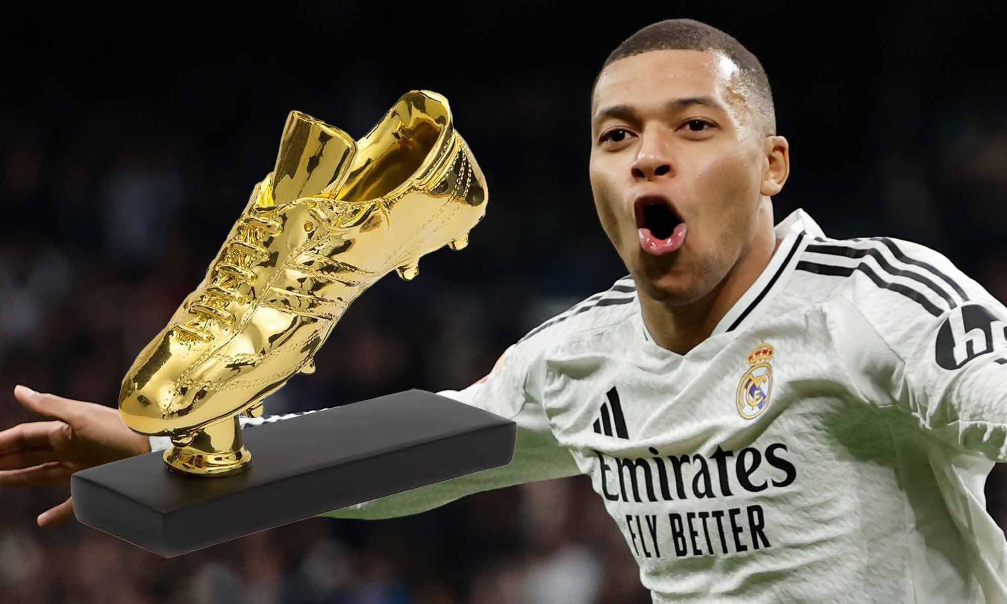 Mbappé con Bota de Oro