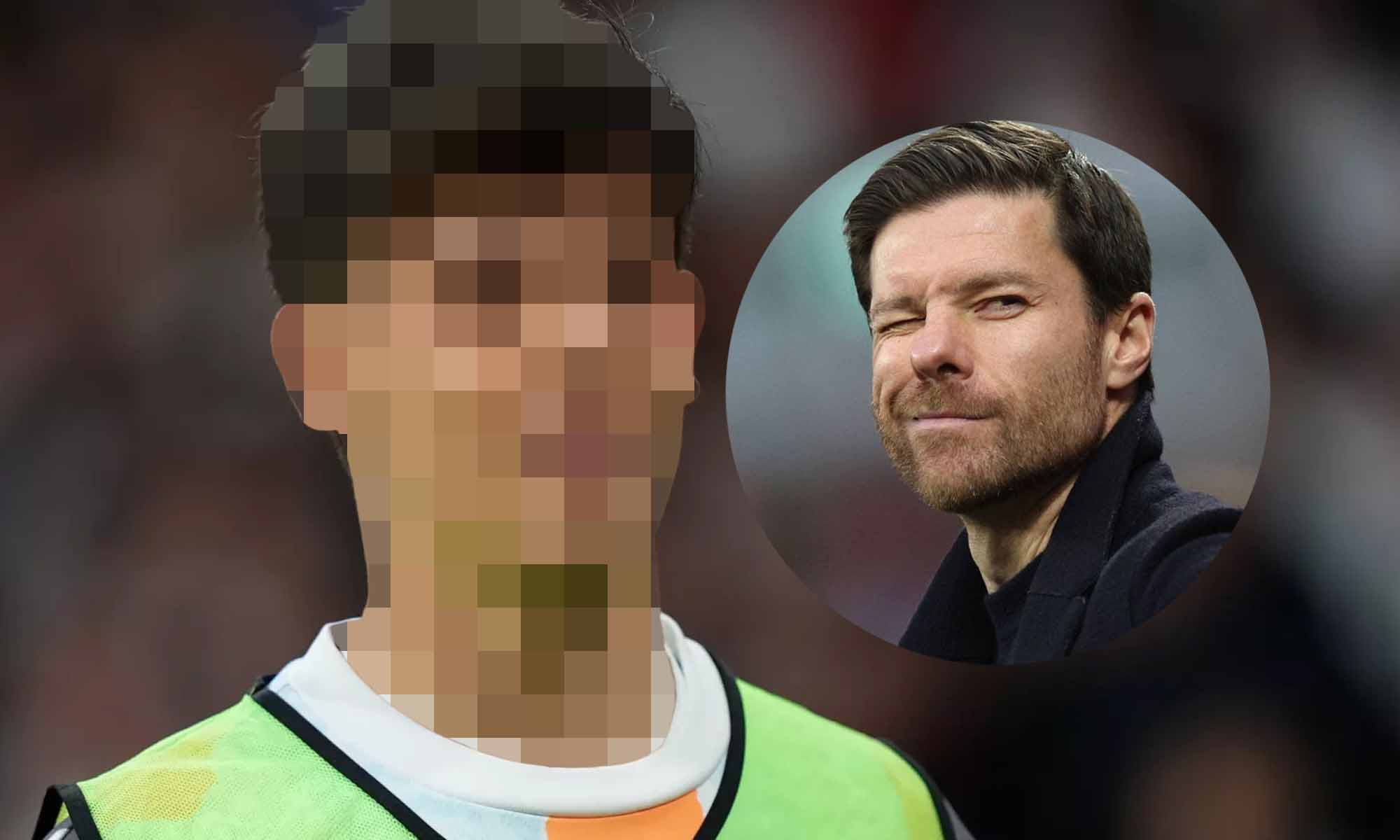 Jugador de incognito con Xabi dando el OK