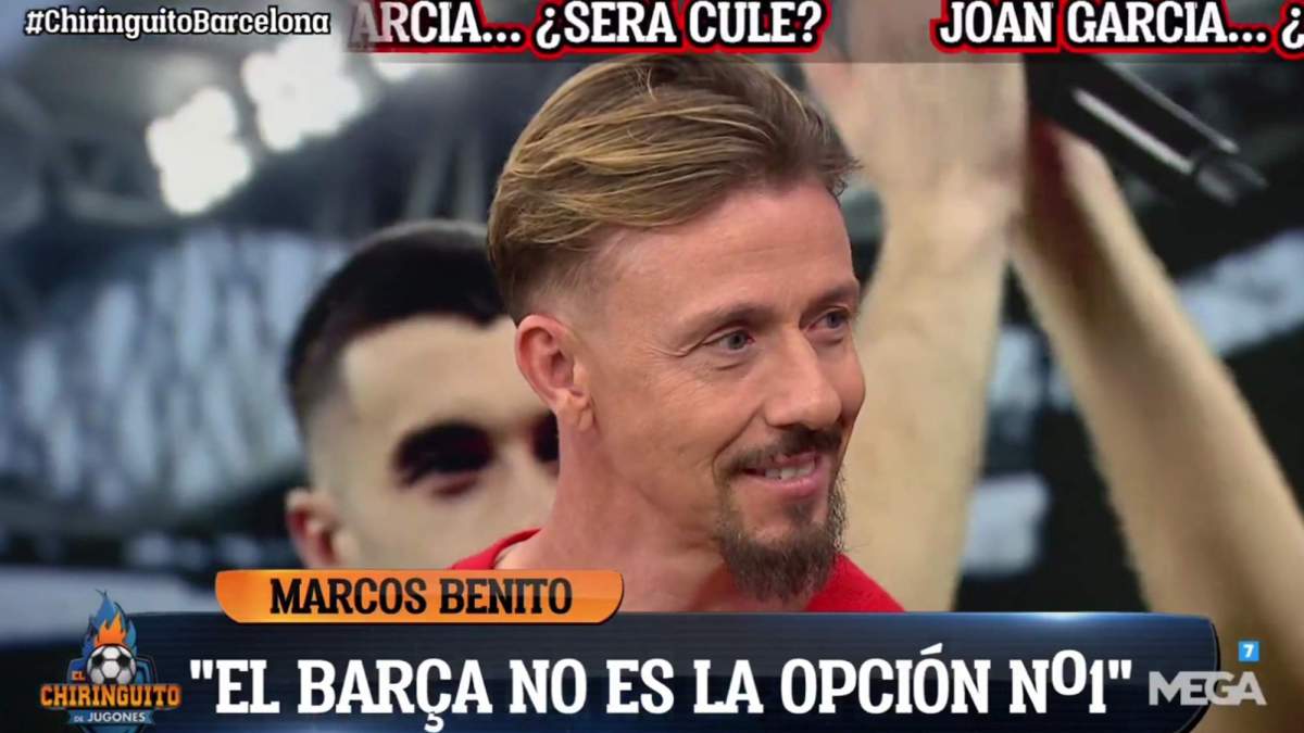 Guti dando una noticia en El Chiringuito. Guti dando una noticia en El Chiringuito.