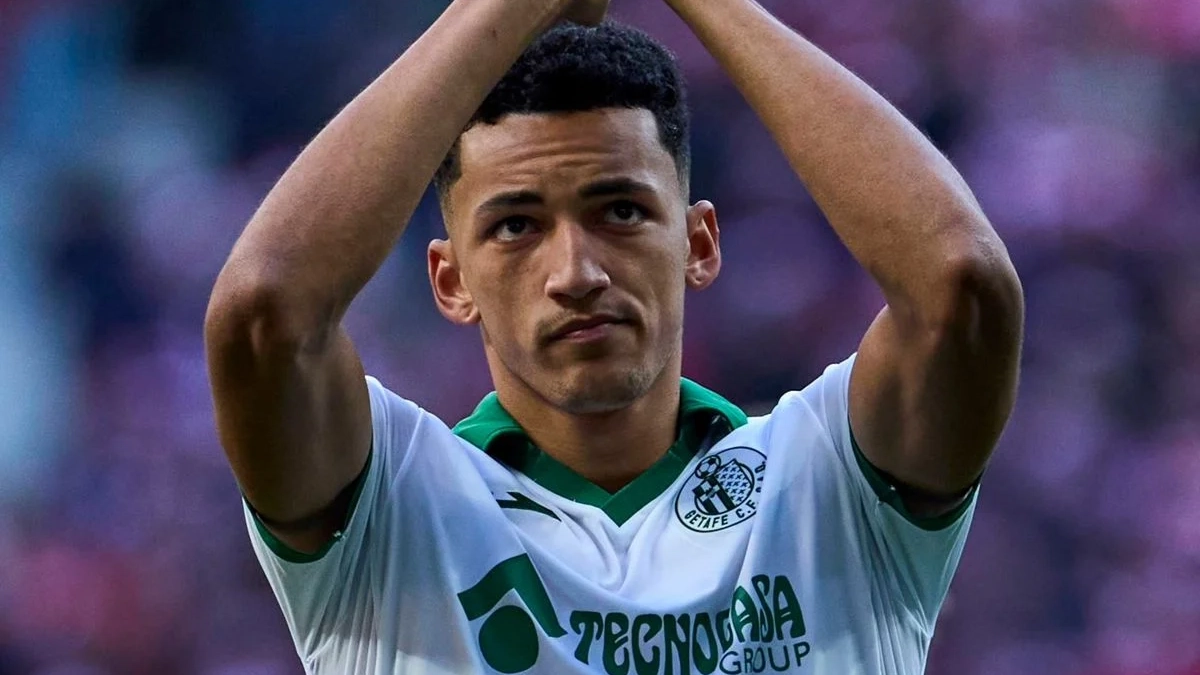 Alvaro Rodriguez con el Getafe