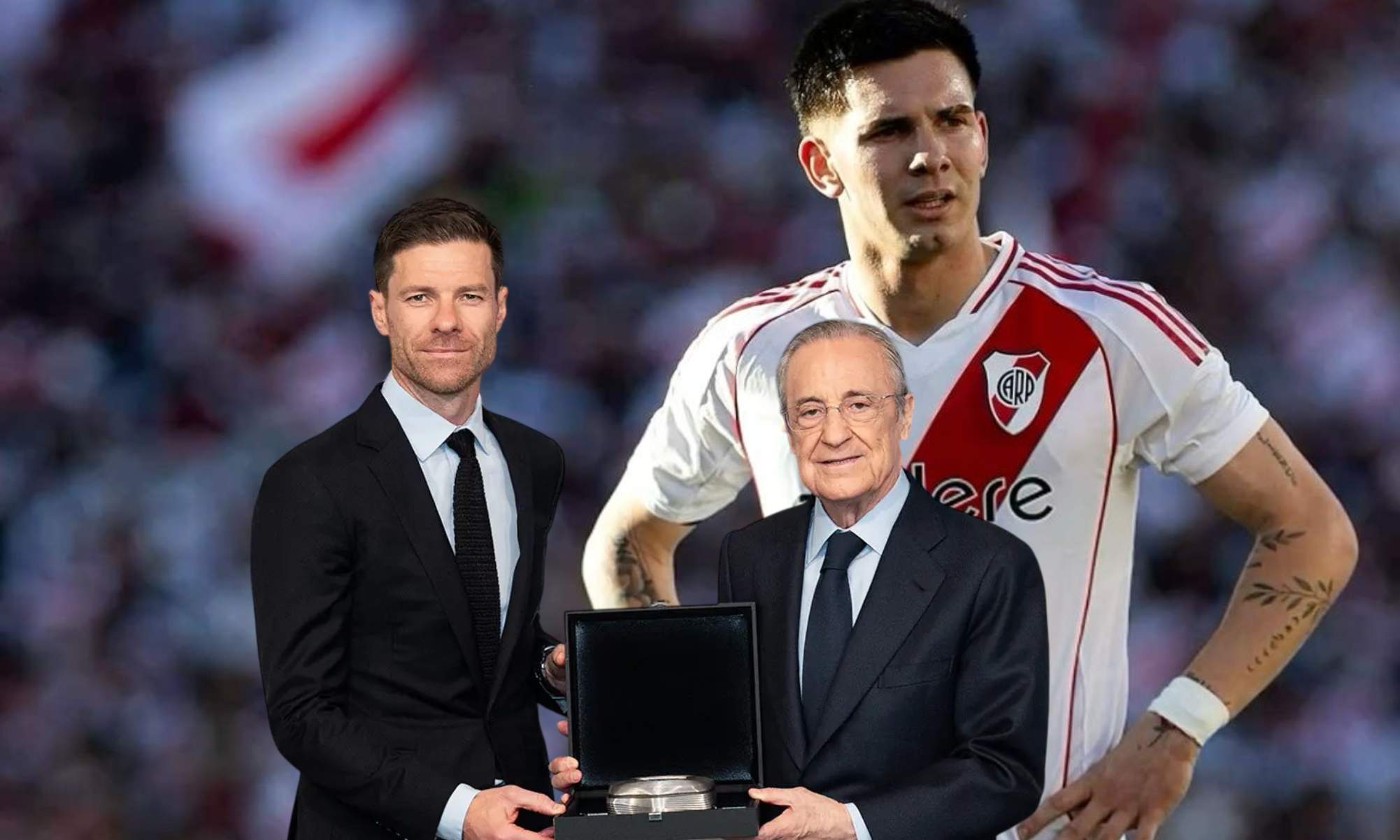 Florentino y Xabi Alonso quieren ya a Mastantuono