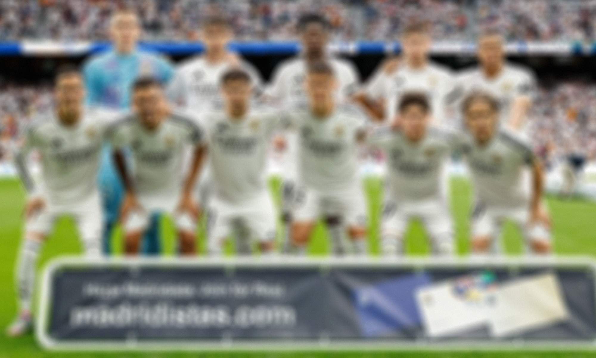 Un once del Real Madrid durante esta temporada. 
