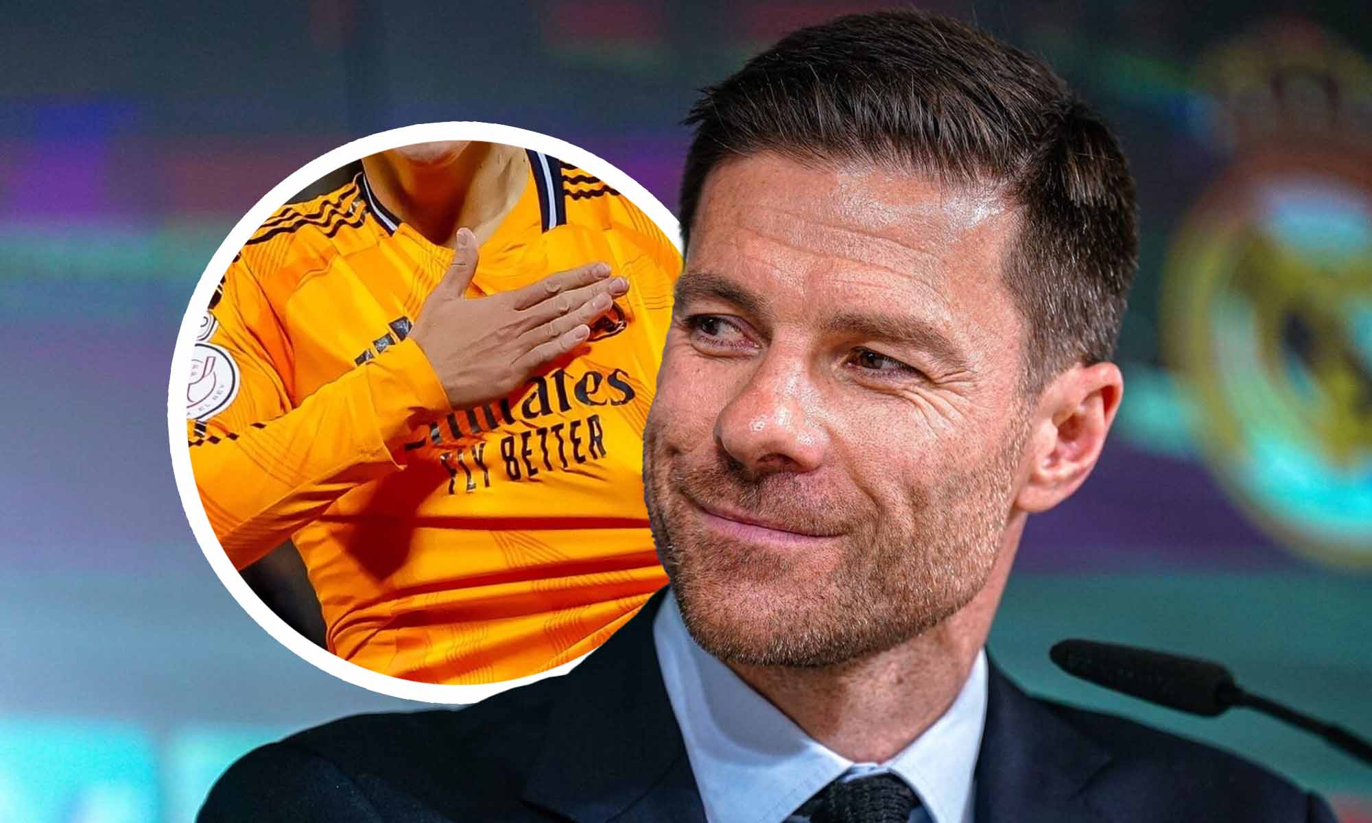 Xabi con jugador del Madrid de incognito