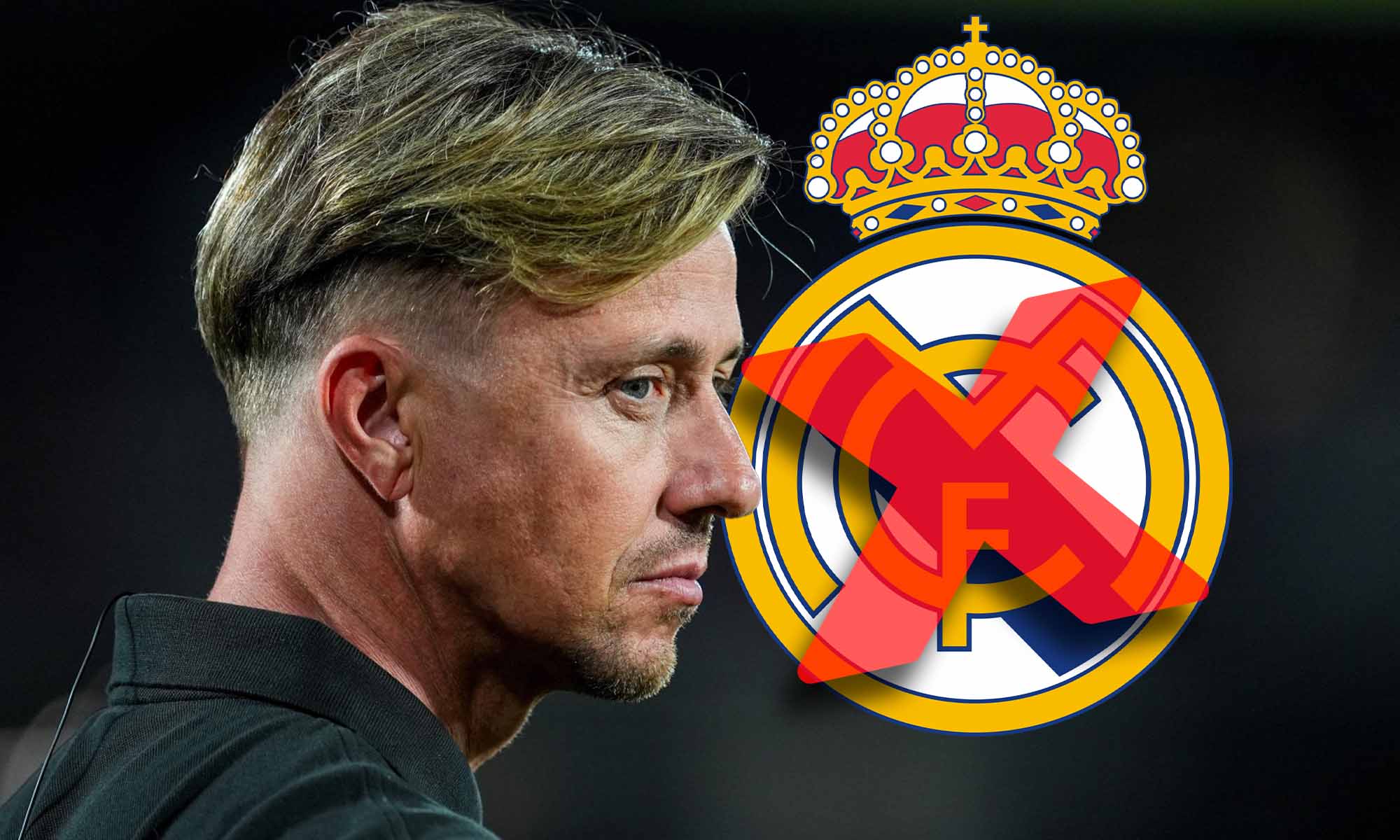 Guti con escudo Real Madrid tachado