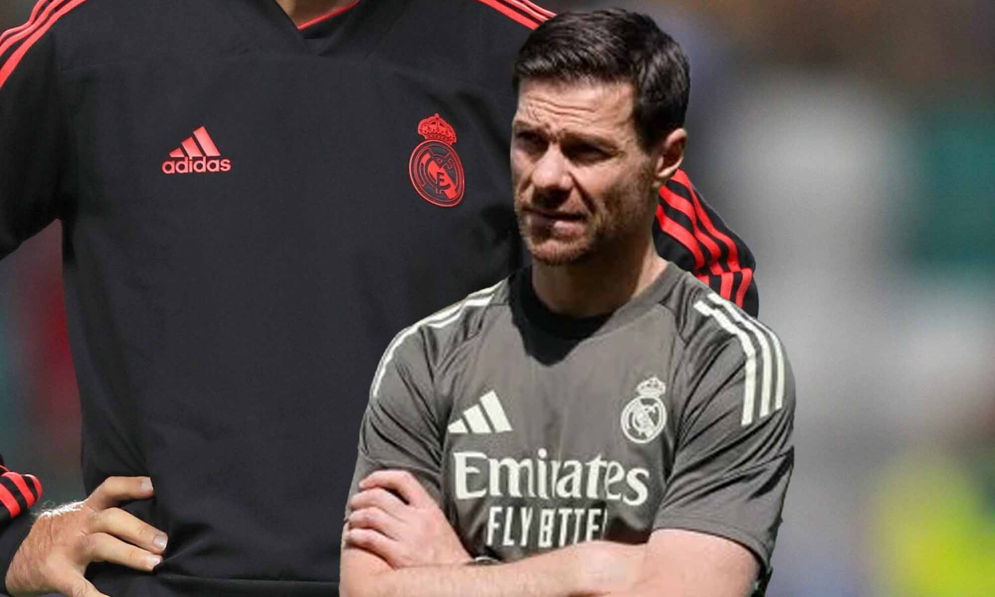 Xabi con persona del Madrid de incognito