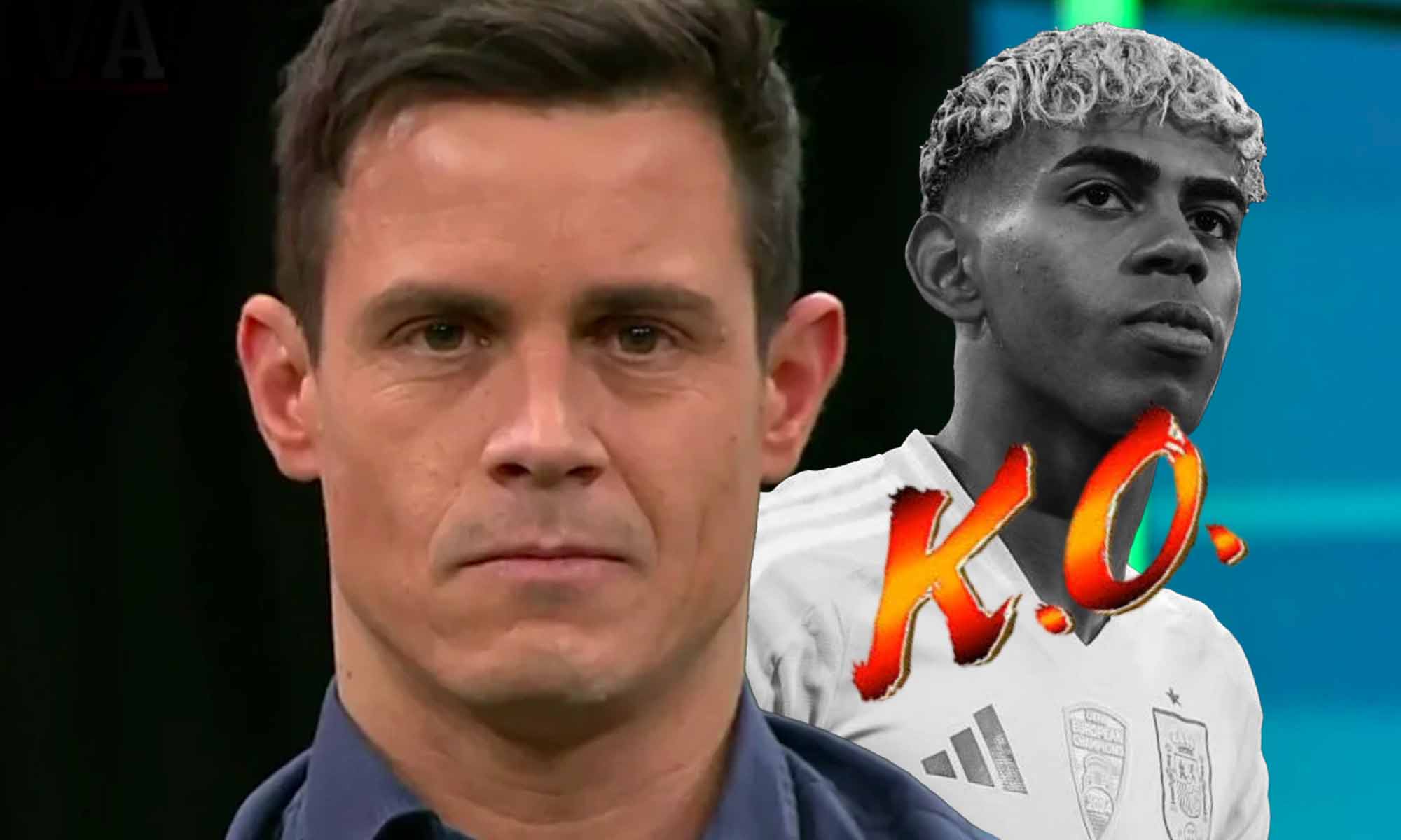 Edu serio con Lamine KO