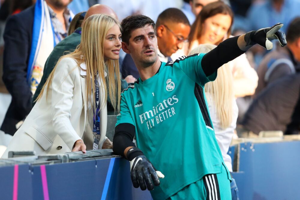 Thibaut Courtois y Mishel Gerzig