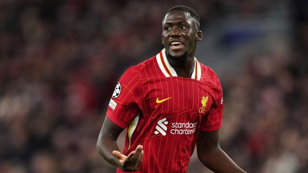 Konaté con el Liverpool Konaté con el Liverpool