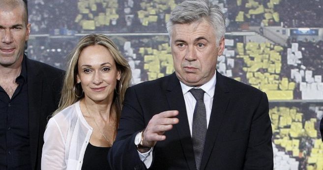 ancelotti y su mujer mariann barrena