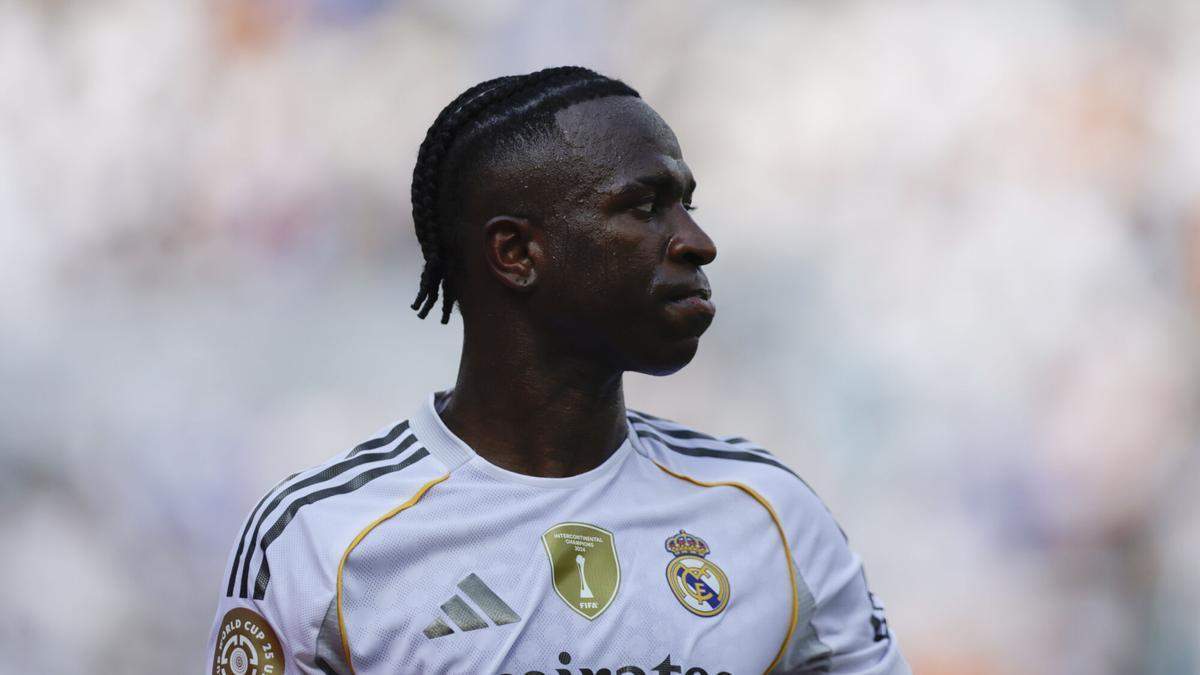 Vinicius en este Mundial de Clubes en un partido anterior Vinicius en este Mundial de Clubes en un partido anterior