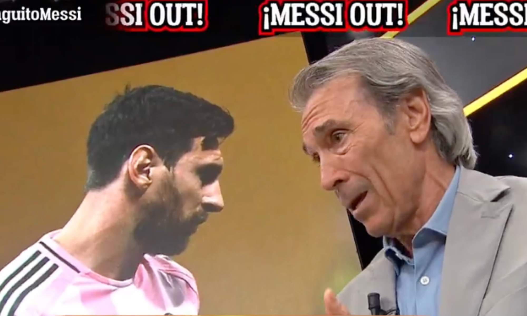 Lobo Carrasco vuelve a defender a Leo Messi en 'El Chiringuito de Jugones'.