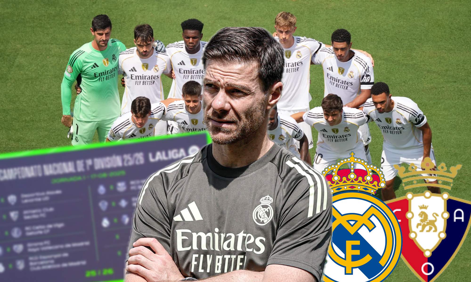 Oficial, ya hay fecha y hora para el debut del Real Madrid en LaLiga: contra Osasuna
