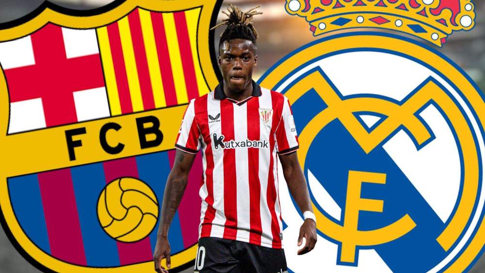 Barcelona y RealMadrid con Nico Williams