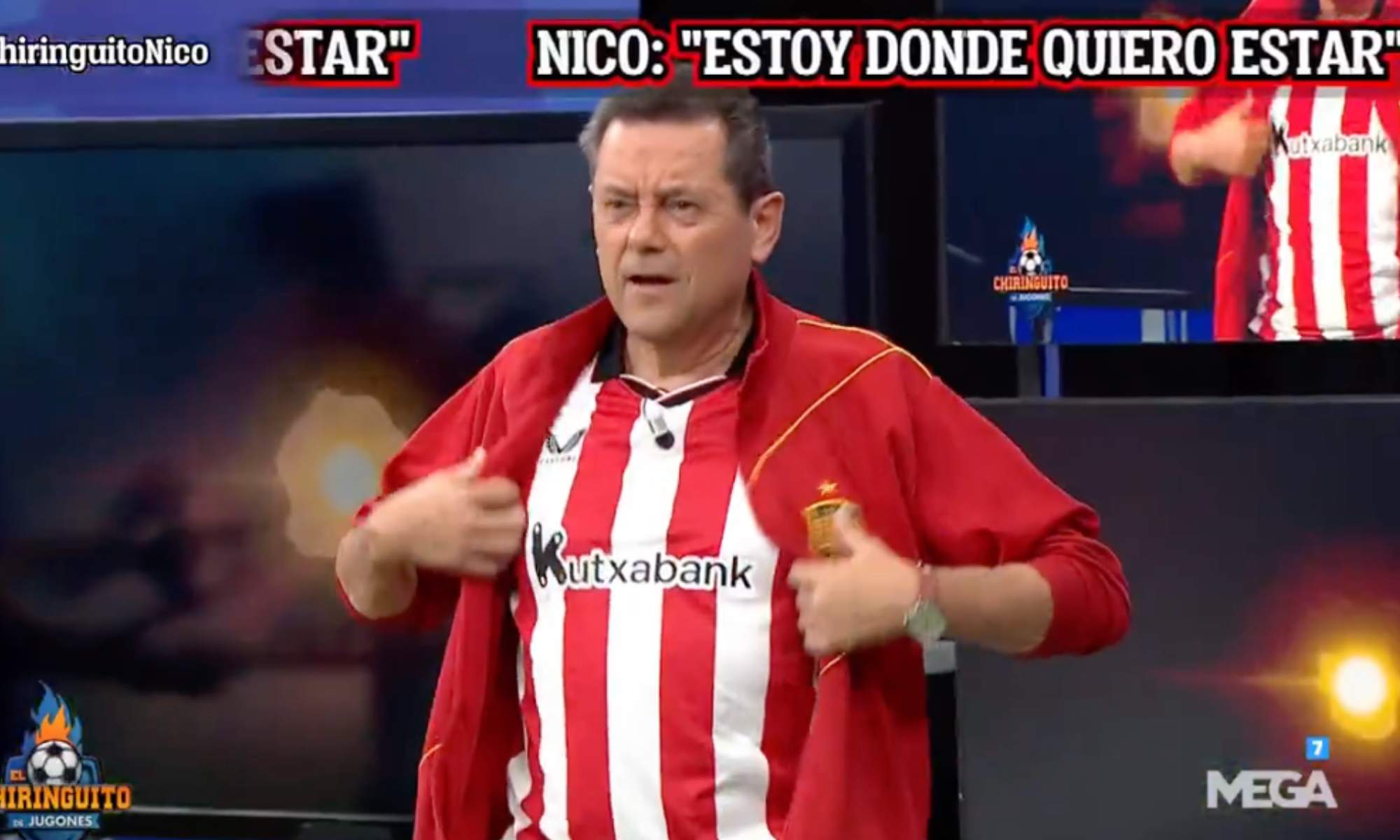 Tomás Roncero, en 'El Chiringuito', ha tenido un gracioso momento a la hora de hablar del fichaje frustrado de Nico Wlliams por el Barcelona.